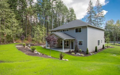 Rear of house